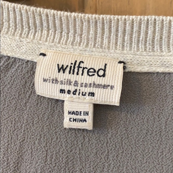 Wilfred sweater with cashmere and silk - Picture 3 of 5